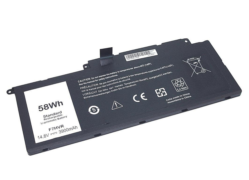 Аккумулятор для ноутбука Dell F7HVR Inspiron 15-7537 14.8V Black 3900mAh OEM Вінниця - фото 1