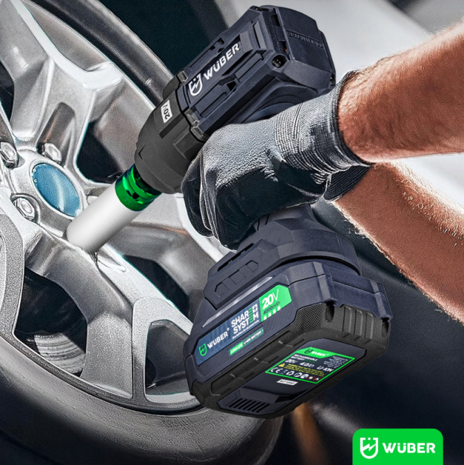Гайковерт акумуляторний ударний 1000Нм WUBER (Польща) Київ - фото 6