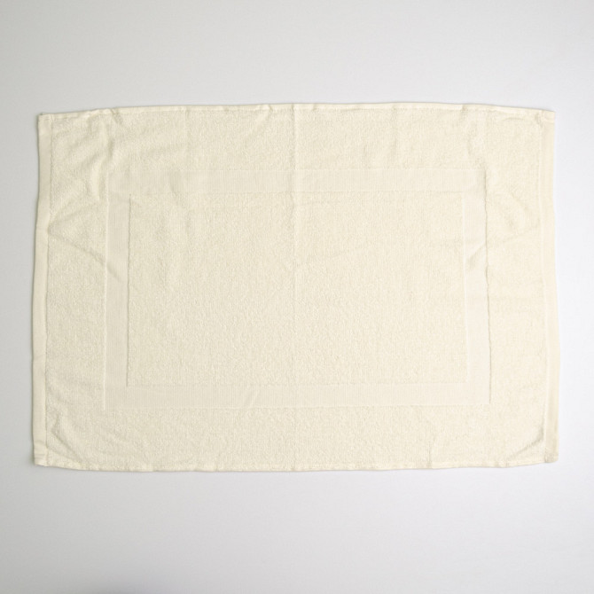 Махровое полотенце для ног с прямоугольником GM Textile 50х70см 380г/м2 (Ваниль) Сумы - изображение 1
