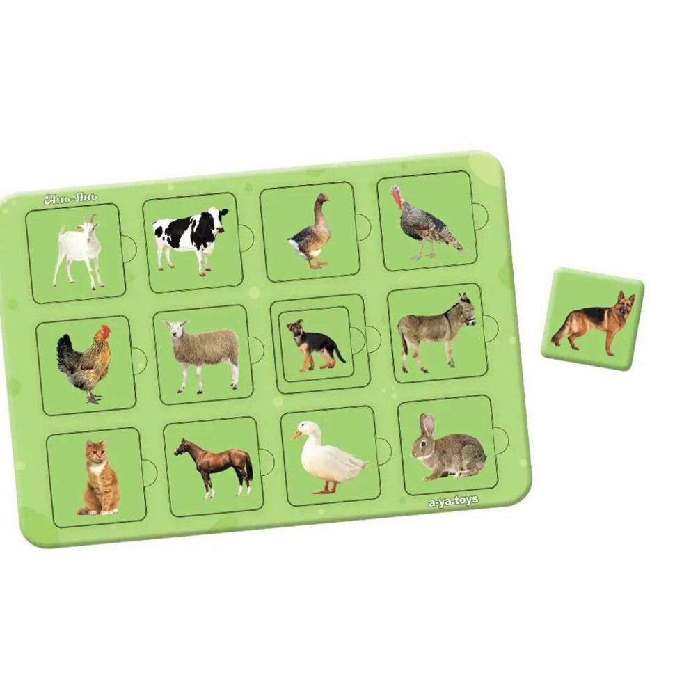 Деревянный пазл-сортер 