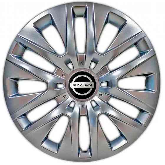 Автомобільні модельні ковпаки R16 Nissan 429 4шт, SJS, сріблясті Київ