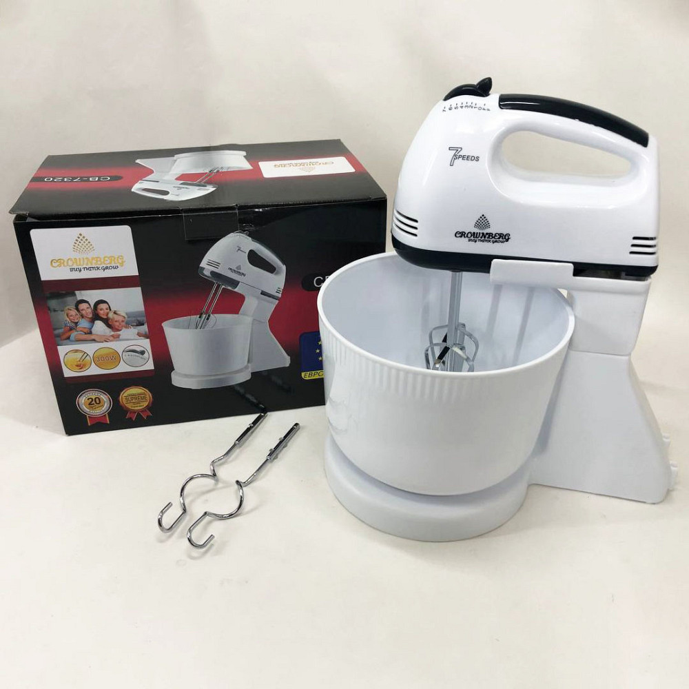Миксер с высокой мощностью, Миксер кухонный помощник Двухвенчиковый для кухни YT-72 Львов - изображение 15