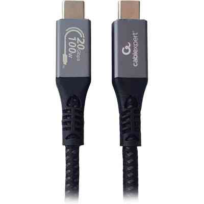 Дата кабель USB-C to USB-C 1.5m USB3.2 Gen2*2 20Gbps/100W(20V5A)/4K60Hz Cablexpert (CCBP-USB3-CMCM100-1.5M) Вінниця