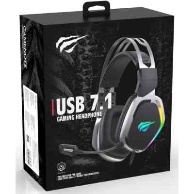 Наушники Havit HV-H2018U Plug USB 7.1 Black (6939119031152) Винница