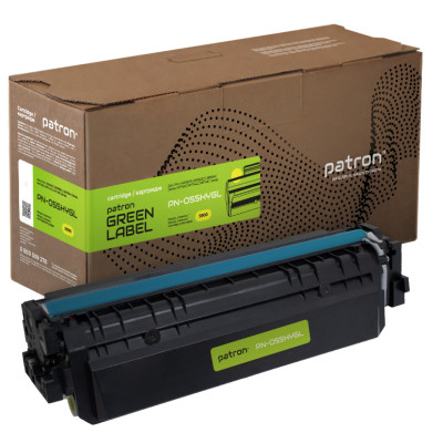 Картридж Patron Canon 055H yellow Green Label (PN-055HYGL) Вінниця - фото 1