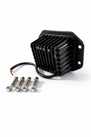 Светодиодная фара StarLight WL-018B-30W 12-24V + Angel Eyes, белый/желтый со светотеновой пределом (СТГ) Харьков