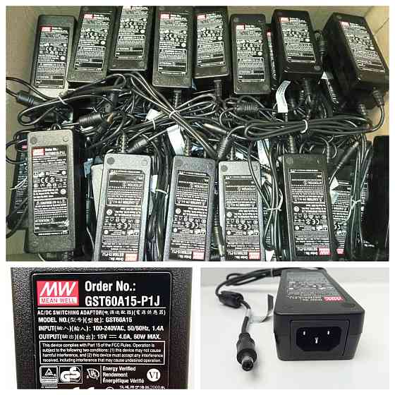 Блок живлення Mean Well 60W 4A 15V GST60A12-P1J Луцк