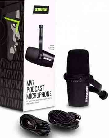 Микрофон SHURE MV7 (USB/XLR) НОВЫЙ в наличии. Киев