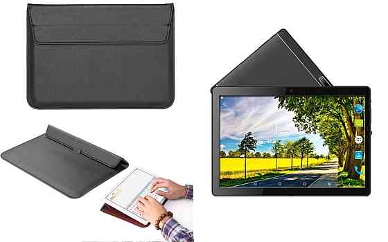 Чохол-конверт VitoCase для Hoozo X1001 Full HD, X1001 Lite Full HD, з функцією підставки для планшета Чорний Київ