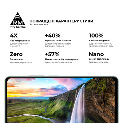 Скло захисне Armorstandart Pro Realme C77 5G Black (ARM83562) Вінниця - фото 5