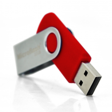 Флэш-накопитель Microflash MD501, USB 2.0, 16GB, red color, BOX Полтава - изображение 1
