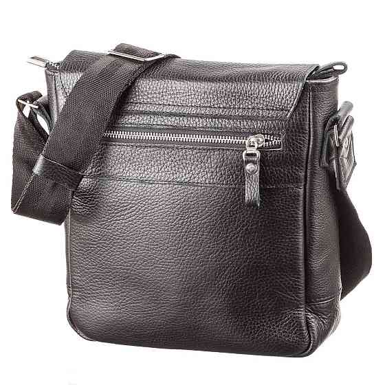 Сумка SHVIGEL 11081 из натуральной кожи Черная Киев