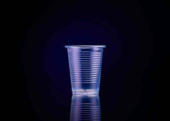 Стакан одноразовый пластиковый 180 мл, 100 штук стаканов Павлоград