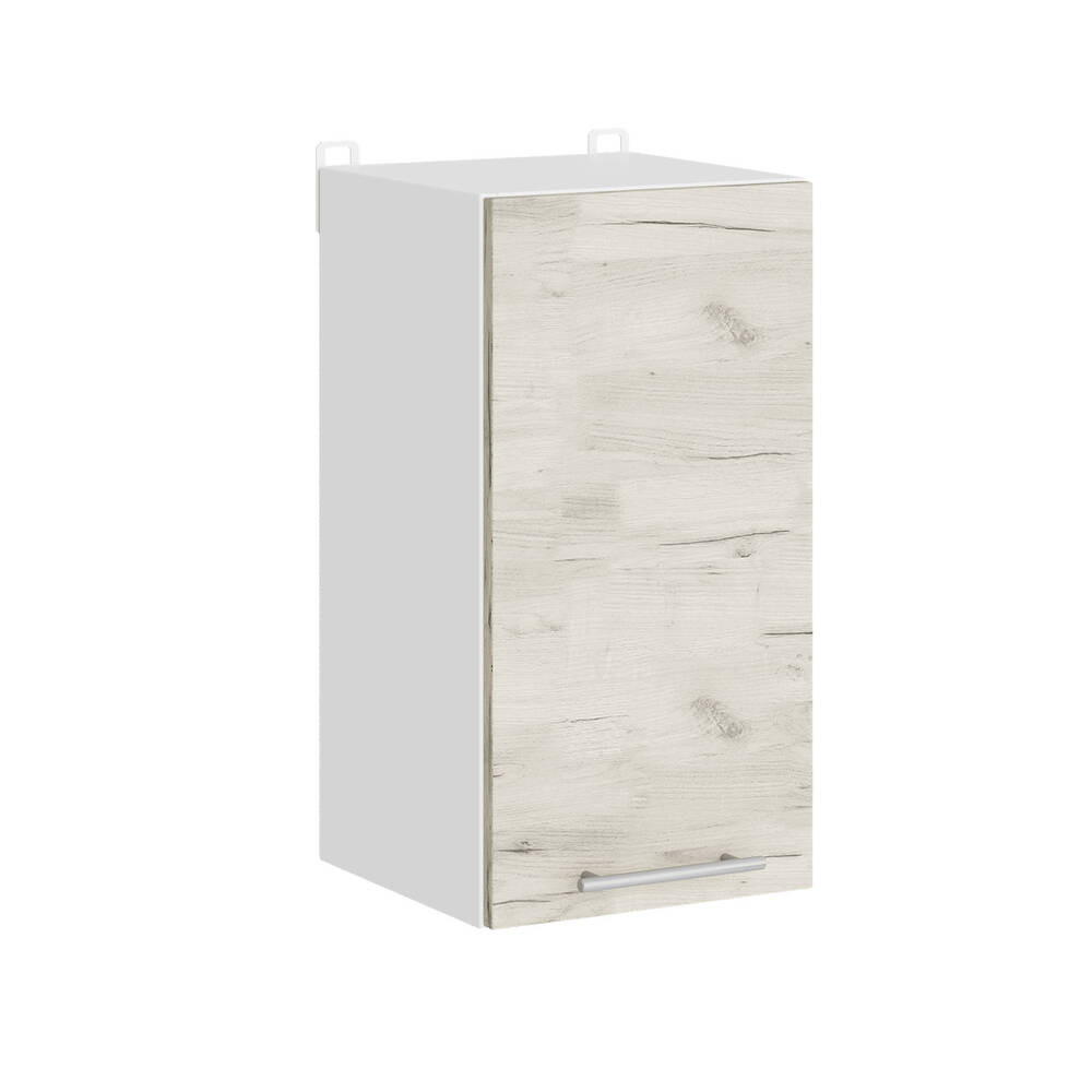 Кухонный модуль верхний Эверест Эко 300 дуб крафт белый/белый 30х30х58 см (DTM-071017) Львов - изображение 1