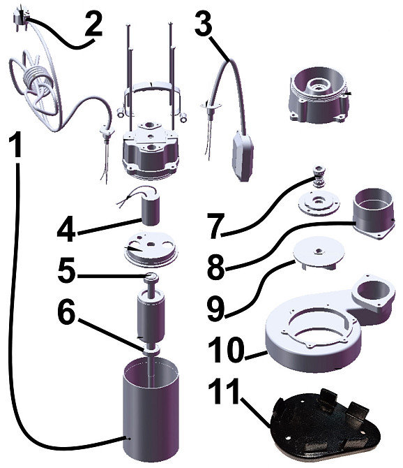 Насос фекальный Optima V370 0,45кВт (000015474) Киев - изображение 5