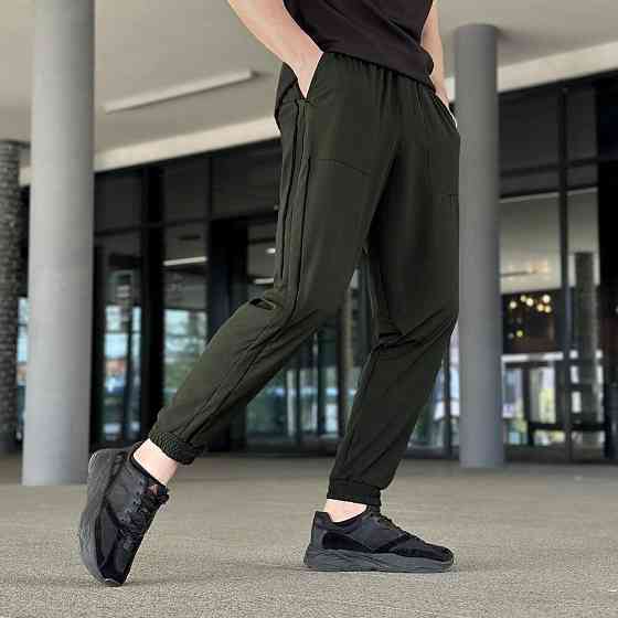 Легкі хакі джогери із софту чоловічі весна/літо Pobedov Weekend Київ