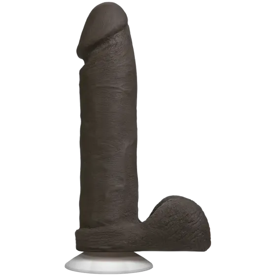 Фалоімітатор Doc Johnson The Realistic Cock 8 inch Black - ULTRASKYN, Vack-U-Lock, діаметр 5,1 см Львів