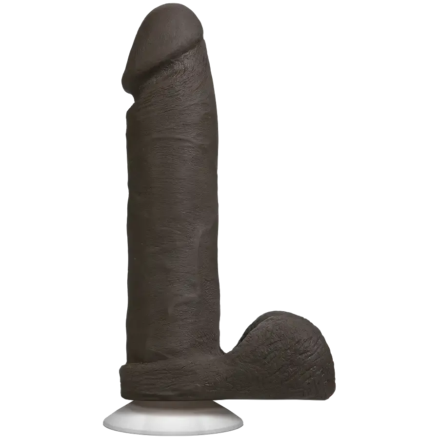 Фалоімітатор Doc Johnson The Realistic Cock 8 inch Black - ULTRASKYN, Vack-U-Lock, діаметр 5,1 см Львів - фото 1
