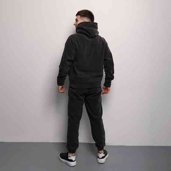 Темно-сірий костюм зимовий флісовий. Чоловічий теплий костюм Pobedov Mariot Київ