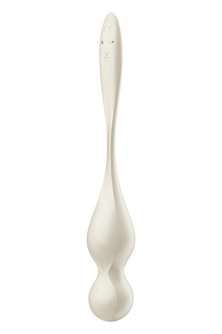 Смарт-шарики Кегеля Satisfyer Love Birds 1 с вибрацией, белые Sex Aura Киев - изображение 5