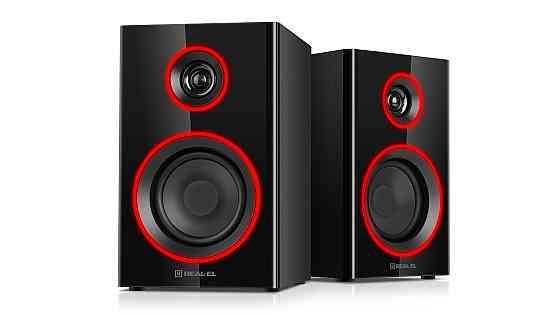 Акустична система REAL-EL S-410 Black Чорний Харків