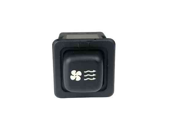 Кнопка вентилятора печки ГАЗ, УАЗ, Камаз старый образец (8 контактов) (клавиша) Мукачево