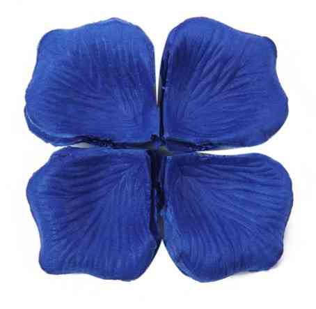 Штучні пелюстки троянд декоративні 200 штук 45 на 40 мм синій Київ