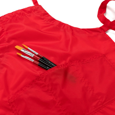 Фартук для творчества Rosa 55*44см, красный (4823098542117) Винница - изображение 5