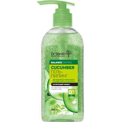 Гель для умывания Dr. Sante Cucumber Balance Control Мягкий гель-пилинг 200 мл (4823015917769) Винница