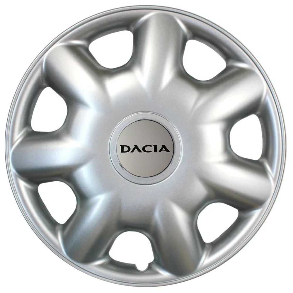 Автомобильные модельные колпаки R14 Dacia 218 4шт, SJS, серебряные Киев - изображение 1