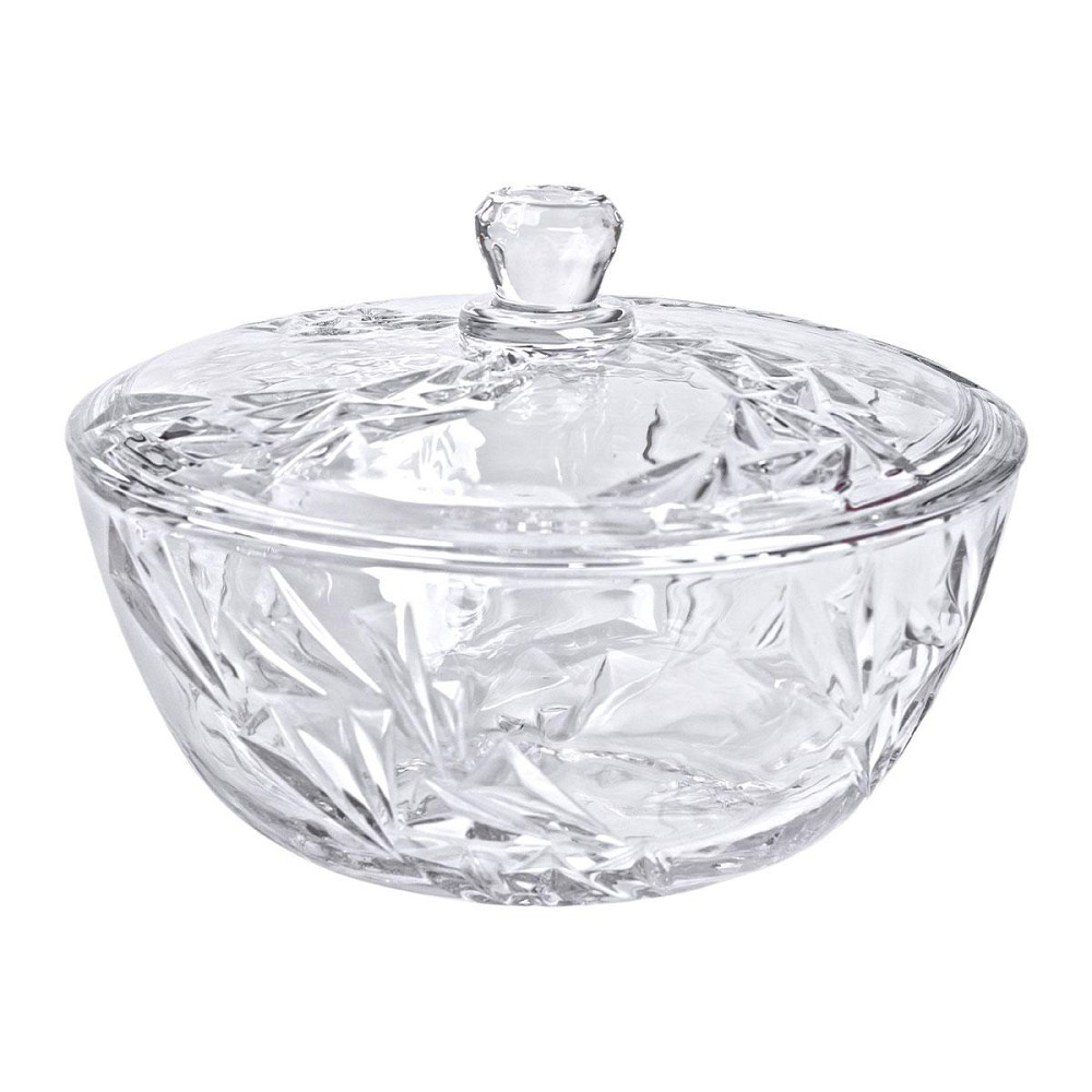 Скляна салатниця з кришкою 24 см Київ - фото 4