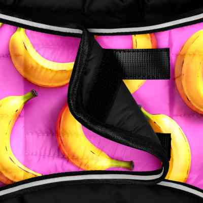 Курточка для животных WAUDOG Clothes Бананы на розовом M (504-4055) Винница