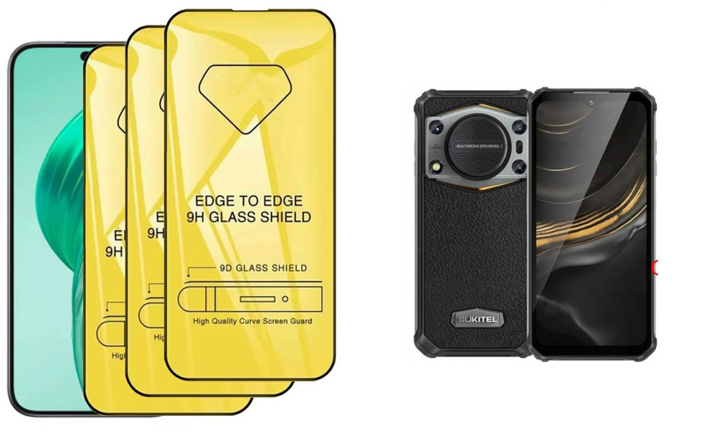 Захисне скло DefenzoGlass для Oukitel WP22 – подвійна міцність Київ - фото 3