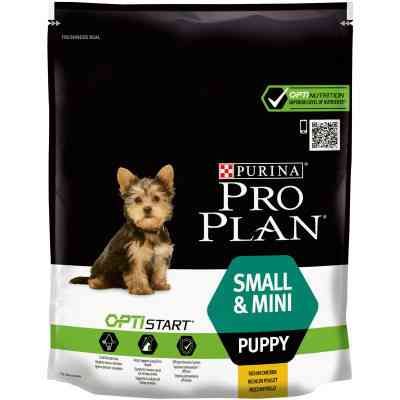 Сухой корм для собак Purina Pro Plan Dog Small&Mini Puppy с курицей и рисом 700 г (7613035118744) Винница