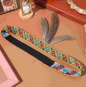 Повязка для волос женская с перьями Киев