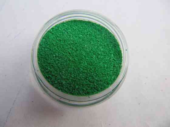 Бархатный песок ярко-зеленый 5г Киев