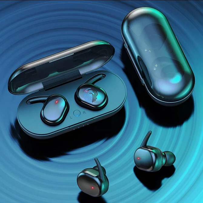 Навушники бездротові TWS Y30 Black Bluetooth 5.0 + EDR Київ - фото 5