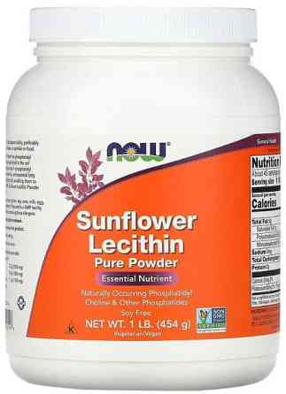 Соняшниковий лецитин  Now Foods Sunflower Lecithin 454 грам Київ