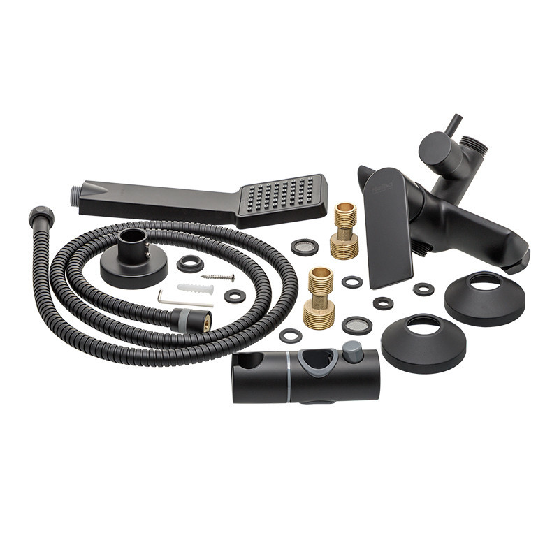 Душова колонна зі змішувачем Haiba Alex 003-J Чорна HB3940 - сучасний дизайн і надійність Харків - фото 2