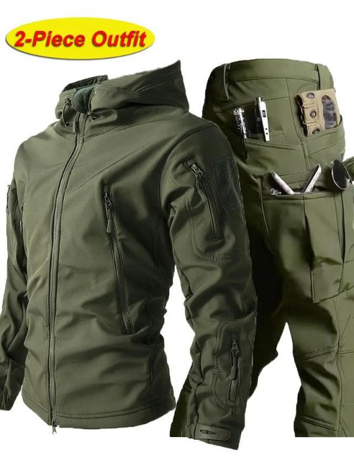 Тактический костюм мужской софт шел осень зима весна Олива L Одесса - изображение 1