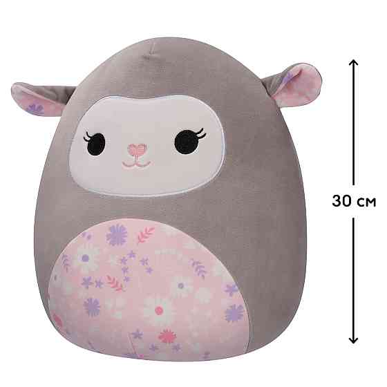 М'яка іграшка Squishmallows - Сіре ягня (30 cm) Дніпро