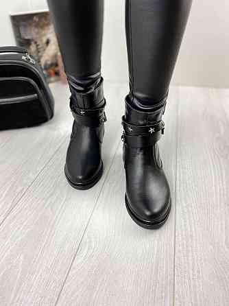 Черевики жіночі M.KRAFT чорні натуральна шкіра 38р. (2505) Коломыя