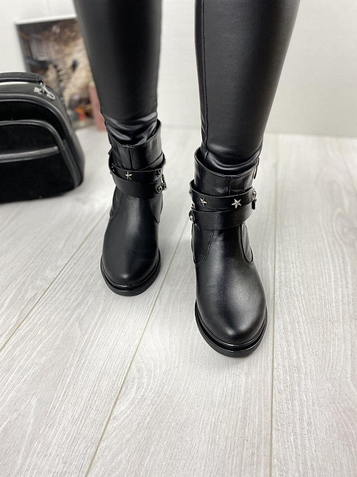 Черевики жіночі M.KRAFT чорні натуральна шкіра 38р. (2505) Коломыя - изображение 4