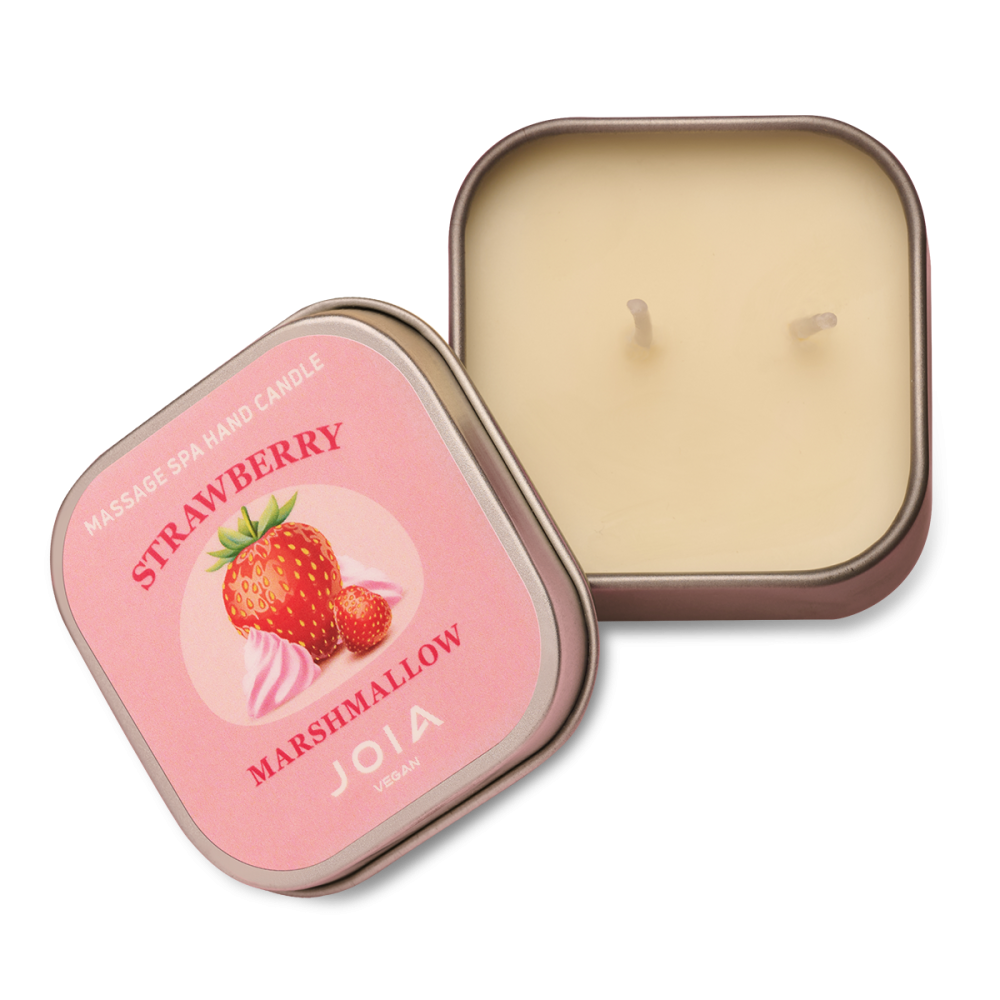Масажна свічка Massage Spa Hand Candle Strawberry Marshmallow JOIA vegan 65 мл Київ - фото 3