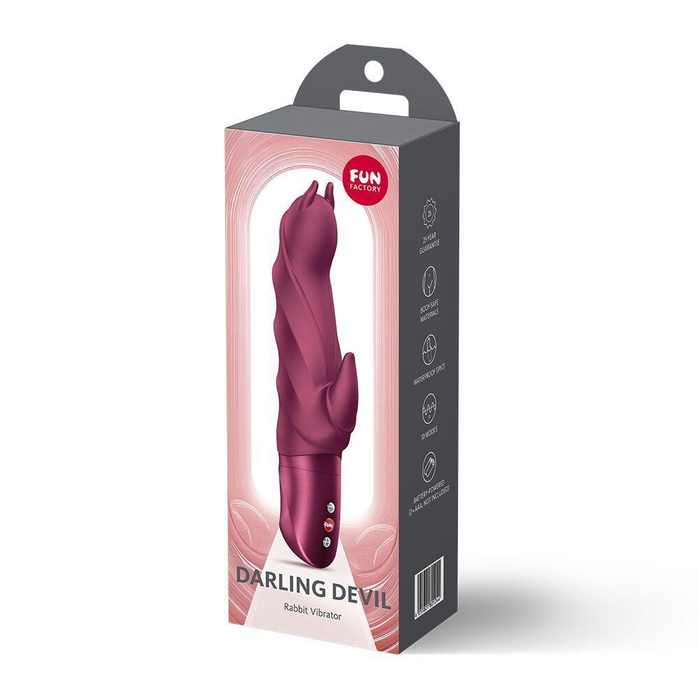 Вібратор Fun Factory Darling Devil Wine Red Sex Aura Київ - фото 4