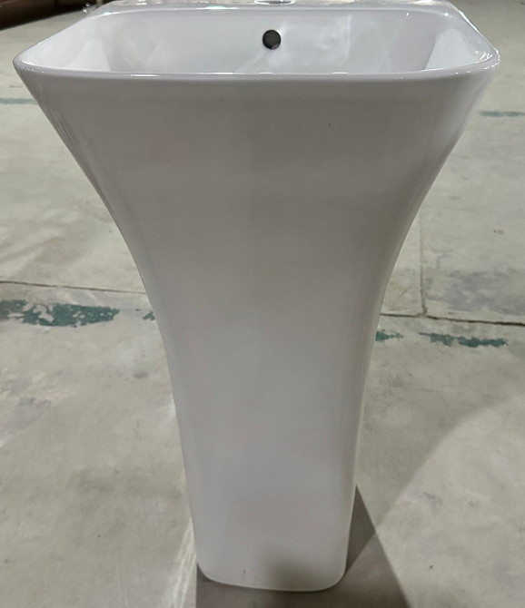 Раковина моноблок Mixxus BEVEL-1101 з отвором під змішувач та переливом 450х435х835mm   ( MI6697 ) 23276 Харків - фото 6