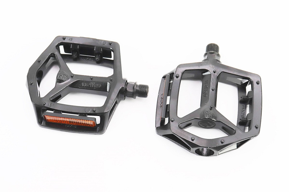 Педалі BMX 9/16" (111.5x102x22mm) алюмінієві, чорні VB-249DU Київ - фото 1