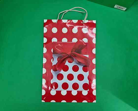 Великий паперовий пакет вертикальний 25/37/8 (артBV-143) (12 шт.) Харків