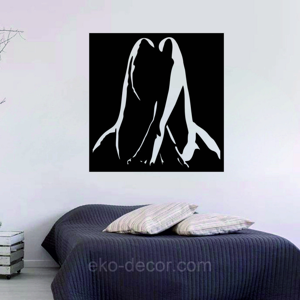 Декоративное настенное Панно «Силуэт женщины», Декор на стену 70*67 см, Черный Киев - изображение 7
