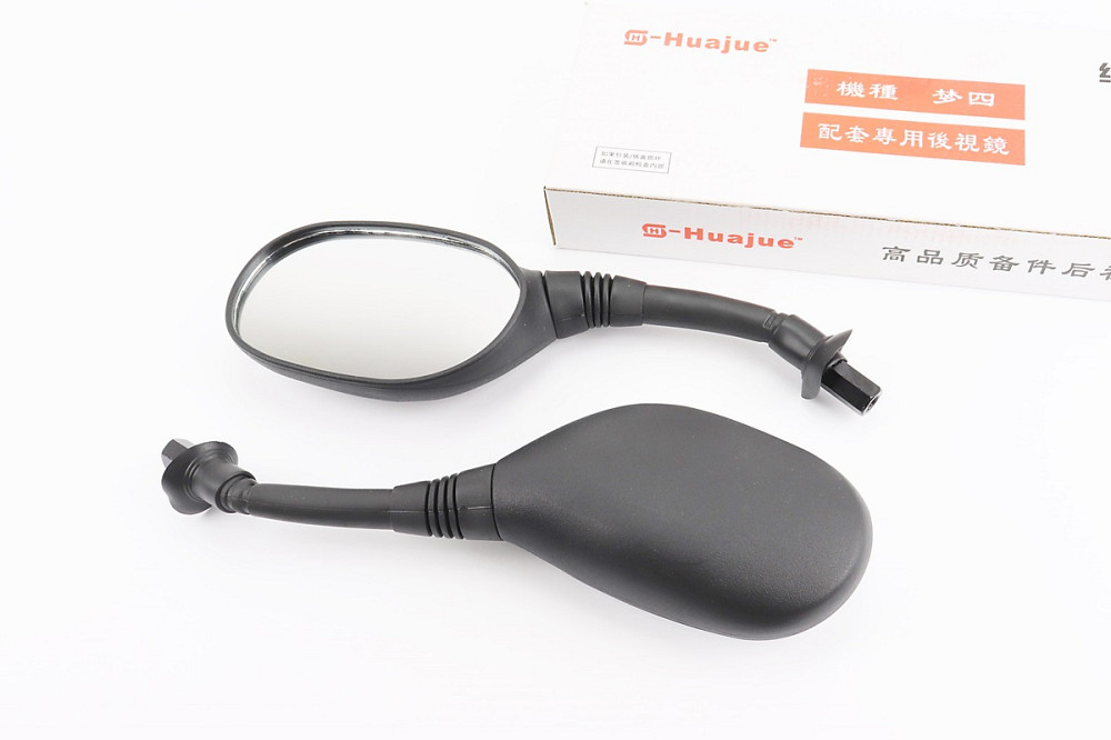 Дзеркала к-кт DIO- чорні "краплі", м8 "ніжка в чохлі гумовому", тип 1, від 5шт -10% Київ - фото 1